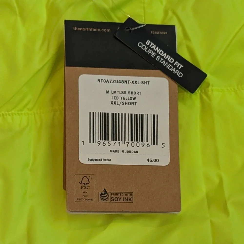 The North Face Mens Limitless Shorts NWT XXL Short Athletic Running Sporty